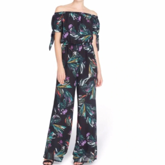 Catherine Malandrino Rosina off the shoulder jumpsuit - Picture 1 of 5